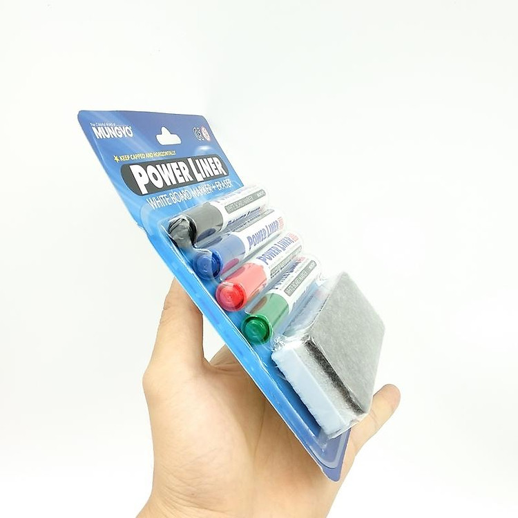 Vĩ Bút Lông Bảng Mungyo MA-4E (4 màu + 1 xóa bảng) - Ảnh 2