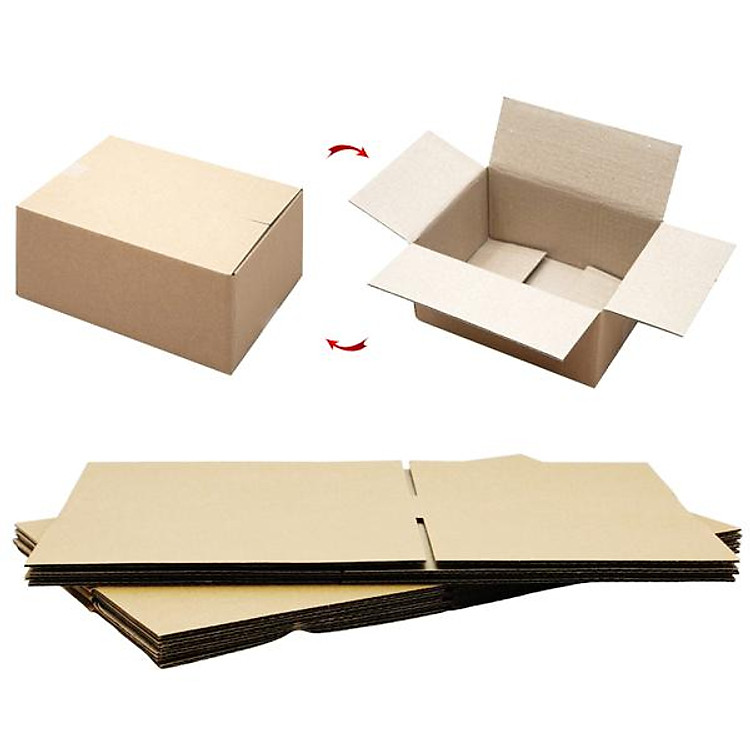 Bộ Thùng Carton Đóng Hàng 20 x 15 x 10 cm (5 chiếc)