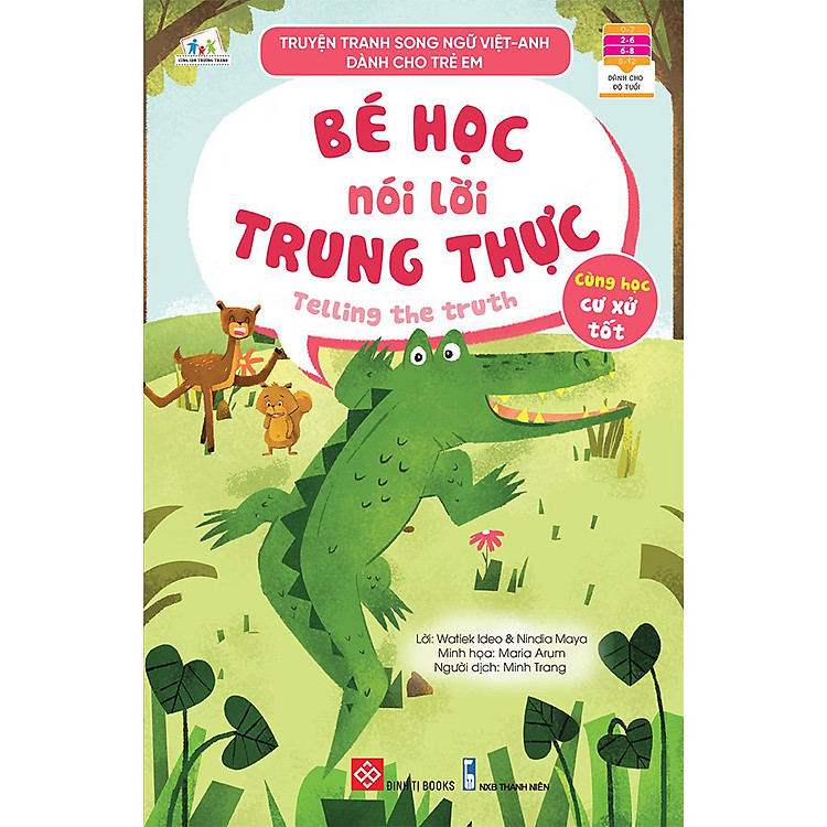 Truyện Tranh Song Ngữ Việt-Anh Dành Cho Trẻ Em – Cùng Học Cư Xử Tốt