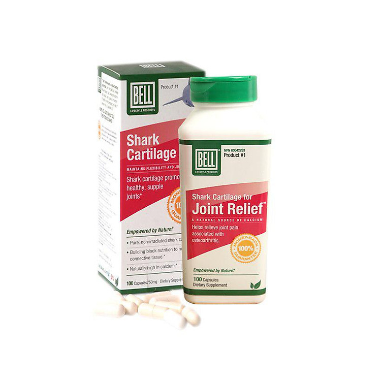 Thực Phẩm Chức Năng Sụn Cá Mập Bell Shark Cartilage (100 Viên / Hộp)