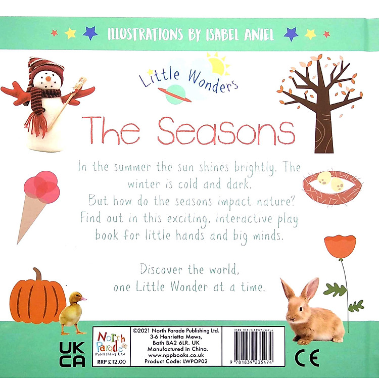 Little Wonders A Pop-out Play Book: The Seasons - Ảnh 3