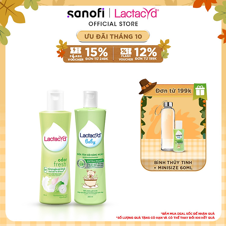 Mua Bộ Dung Dịch Vệ Sinh Lactacyd 250ml Chính hãng Ưu đãi