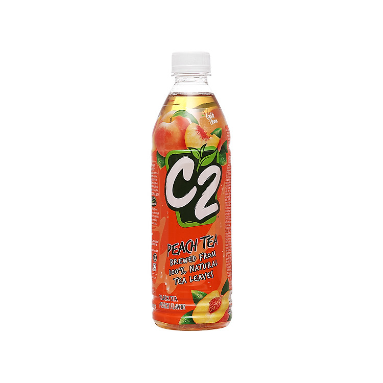 Thùng 24 chai hồng trà đào C2 455ml