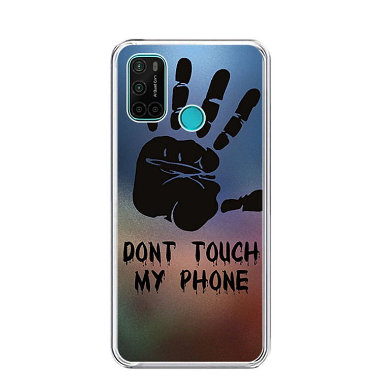 Ốp lưng dẻo cho điện thoại VSMART JOY 4 - 0292 DONTTOUCHMYPHONE - Hàng Chính Hãng