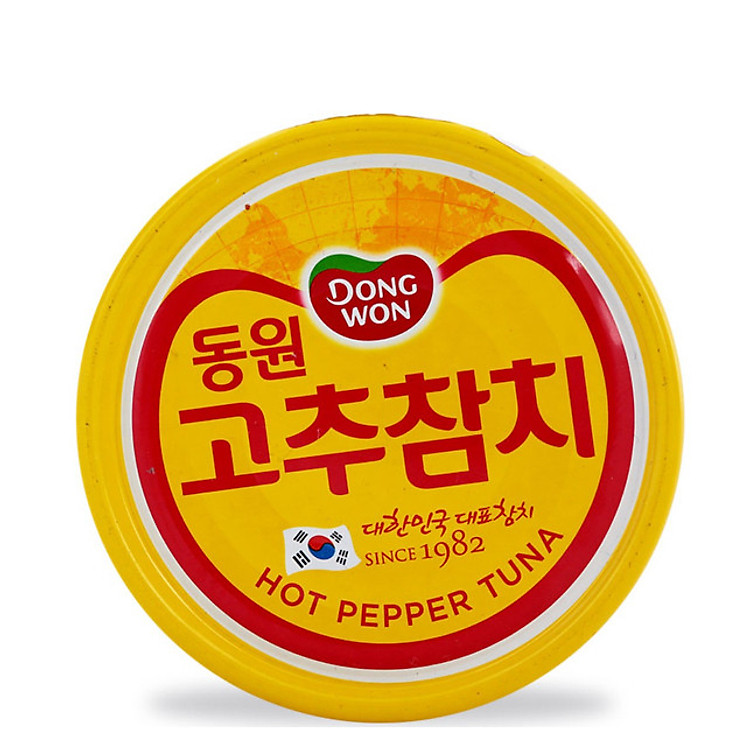 Cá Ngừ Vị Cay Dongwon Hộp 100G Nhập Khẩu Hàn Quốc