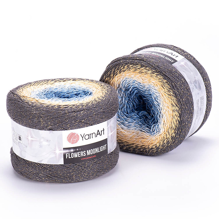 Len Flowers Moonlight - Nhập khẩu chính hãng từ YarnArt - 260 gram dài 1000m