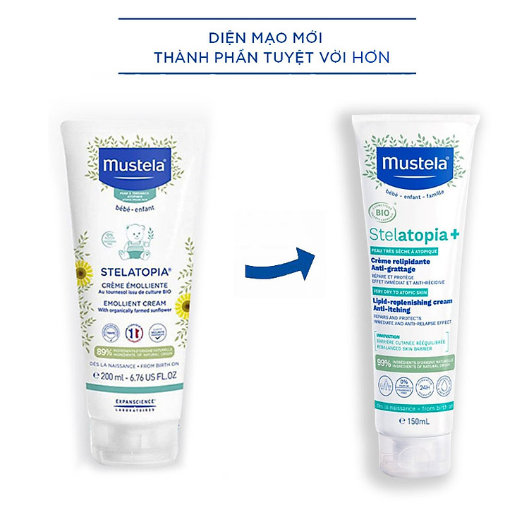 Kem Dưỡng Da Mustela Cho Trẻ Sơ Sinh Chính hãng Giá rẻ - Hình ảnh 2