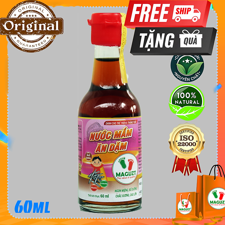 Tham Khảo tại ConCung: Nước Mắm Ăn Dặm Maguzt 60ml , nhận ngay nhiều Ưu đãi