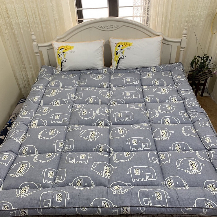 Tấm làm mềm đệm topper home collection--Tặng móc chìa khóa siêu xinh