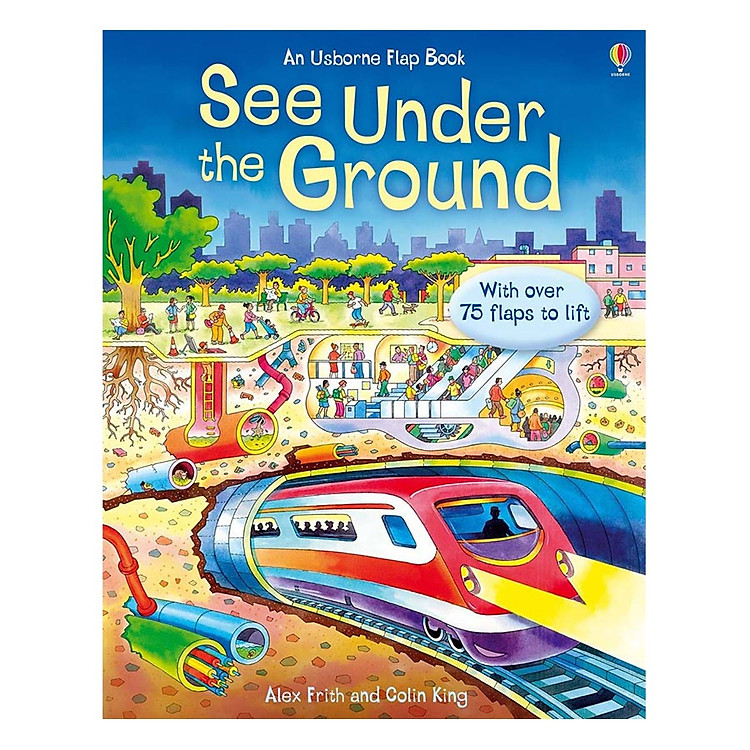 Sách Usborne See Under the Ground