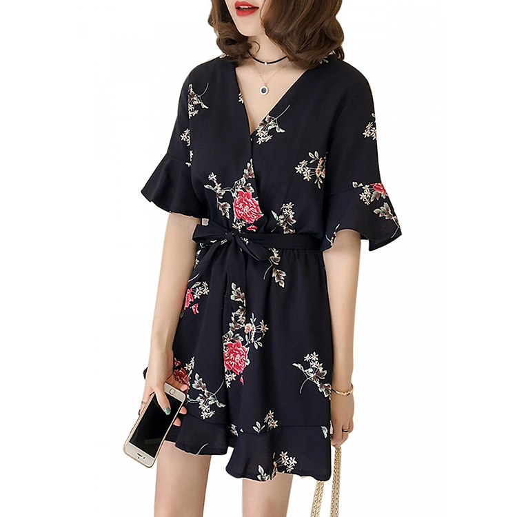 Bộ jumpsuit chất cát không nhăn