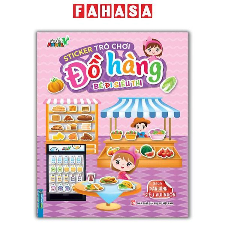 Sticker Trò Chơi Đồ Hàng - Bé Đi Siêu Thị