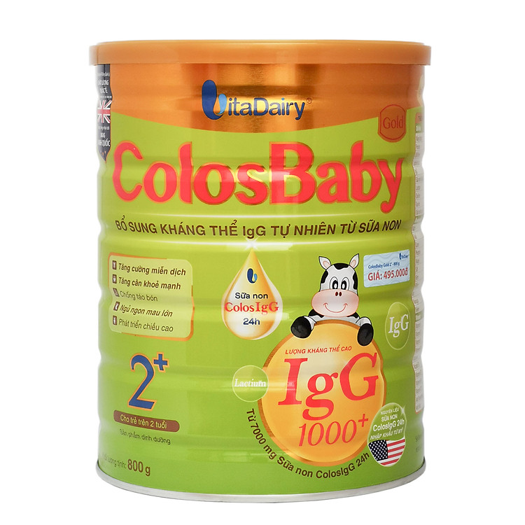 Sữa Bột Vitadairy ColosBaby Gold 2+ Ưu đãi - Hình ảnh 2