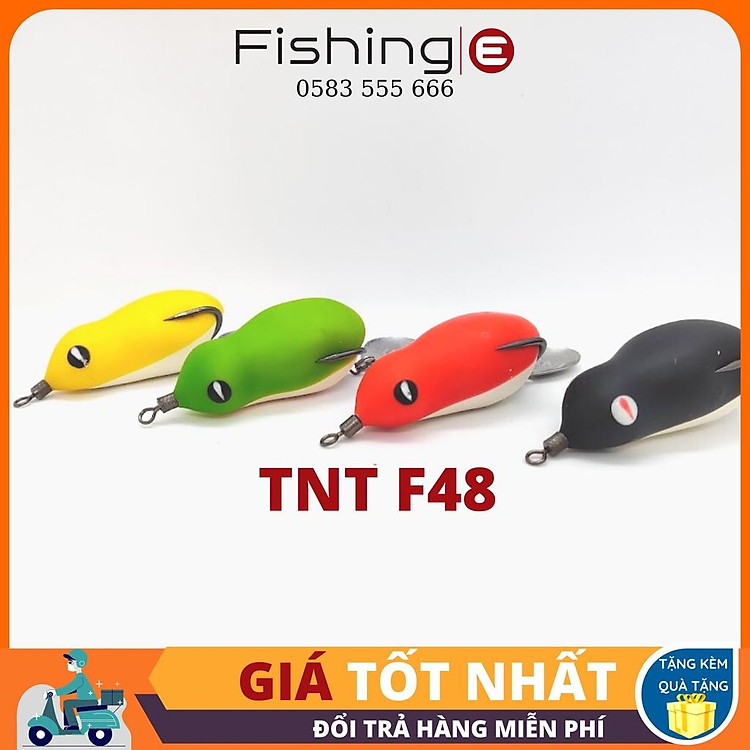 Mồi Lure Nhái Hơi TNT – F48