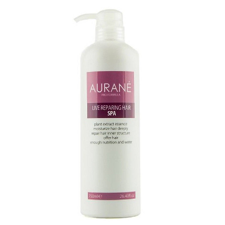 Dầu ngâm ủ phục hồi tóc Aurane Live Repairing Hair Spa 750ml