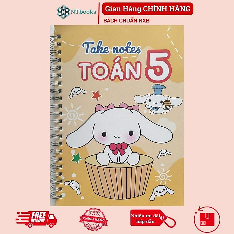 Sổ tay Takenote lớp 5: Toán + Tiếng Việt 4-5 + Tiếng Anh 3-12 (Phiên Bản Mới Nhất) - Ảnh 2