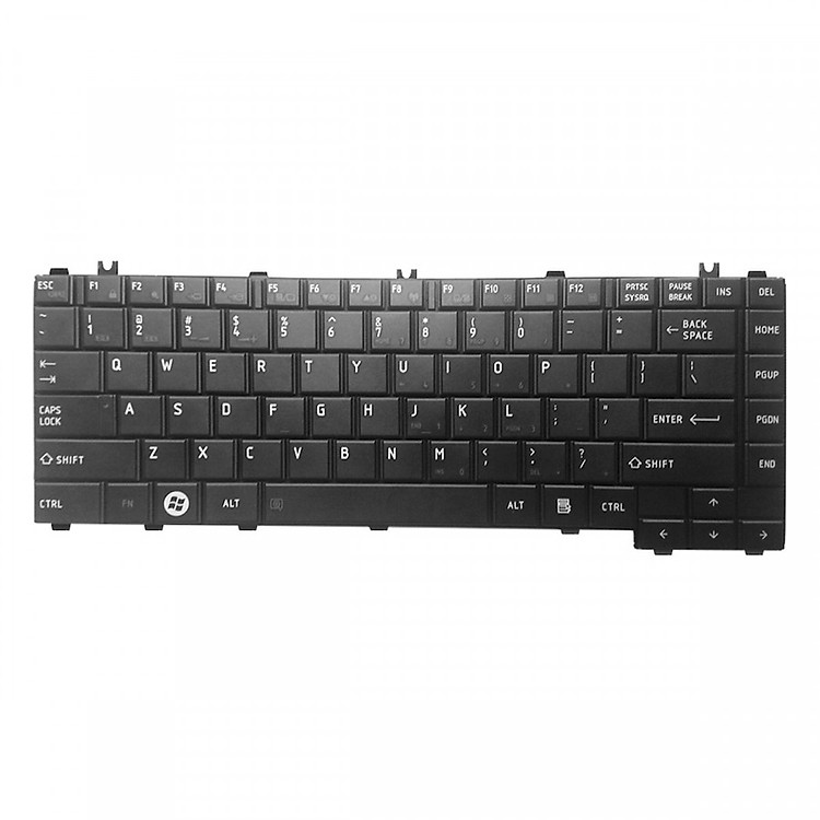 Bàn Phím Dành Cho Laptop Toshiba Satellite L600 L640 L645 C640 C600 C645 (Màu Đen)