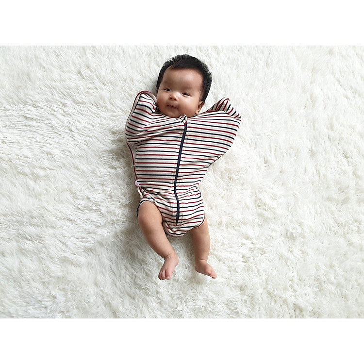 Nhộng chũn cộc mùa hè - Vải cotton co giãn 4 chiều mềm mát - Giúp bé sơ sinh ngủ ngon