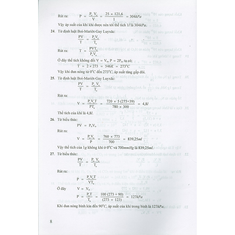 Bài Tập Hóa Học Vô Cơ, Quyển II - Lý Thuyết Đại Cương Về Hóa Học - Ảnh 7