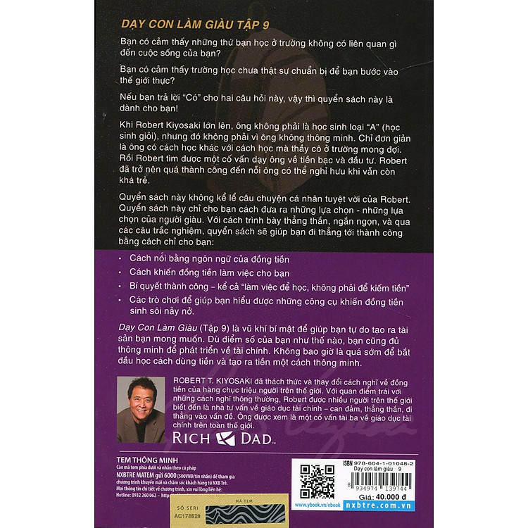Dạy Con Làm Giàu - Tập 9: Những Bí Mật Về Tiền Bạc Mà Bạn Không Học Ở Nhà Trường! - Ảnh 2