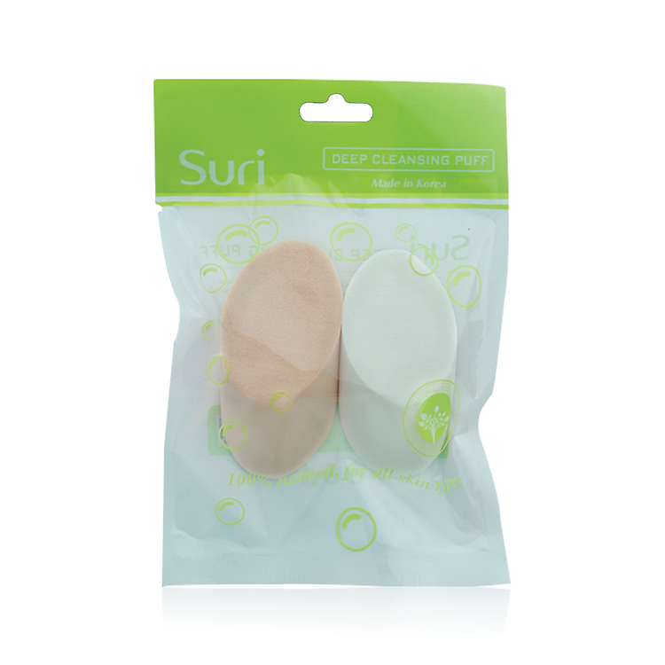 Bông phấn tán kem nền xúc xích Hàn Quốc Suri (2 miếng/bịch)