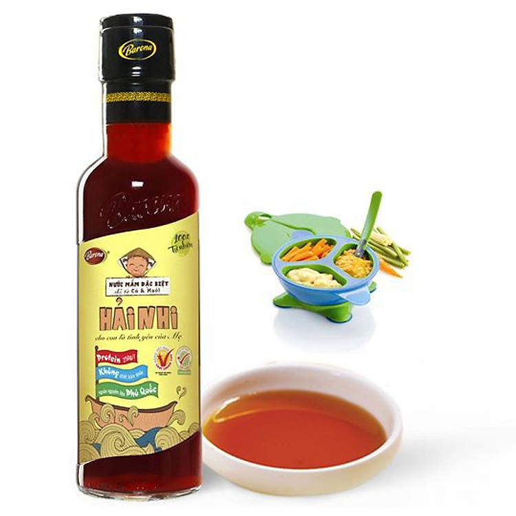 Combo 6 chai nước mắm trẻ em Hải Nhi 250ml