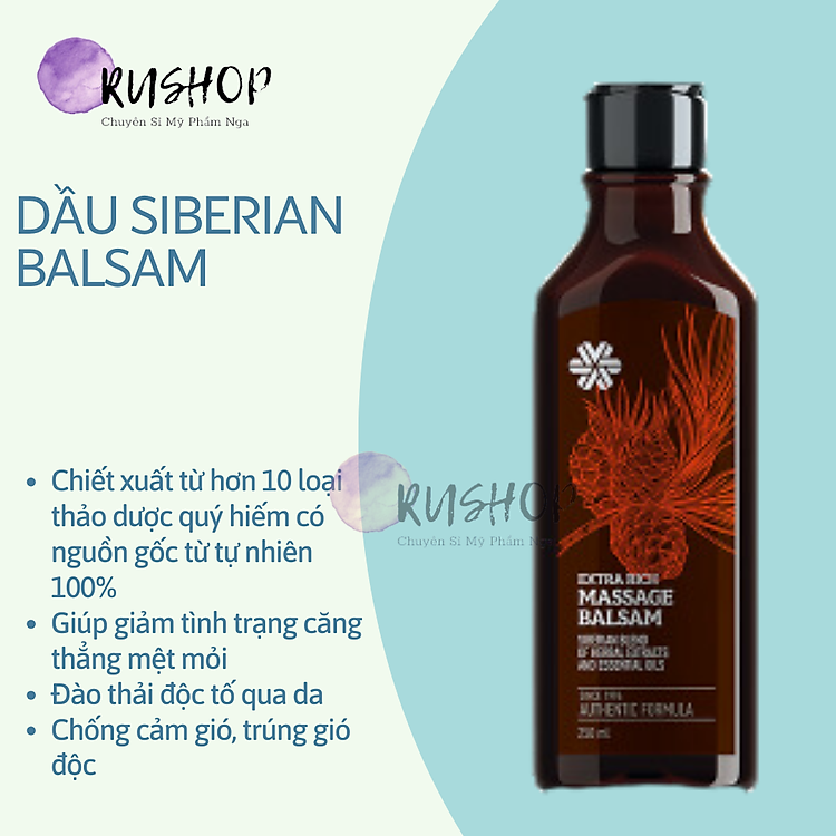 Dầu Siberian Balsam đa công dụng