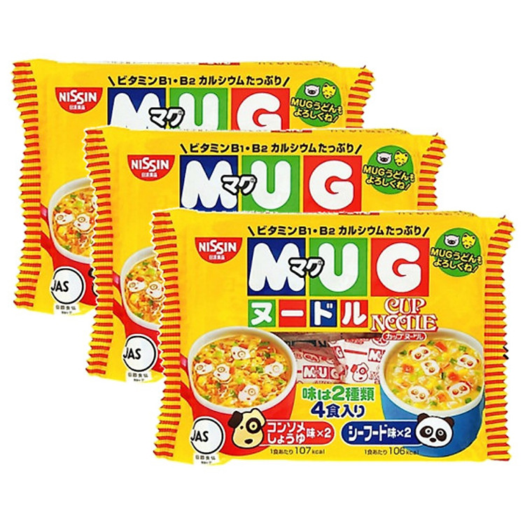 Combo 3 gói Mì ăn dặm Nissin Uy tín Giá rẻ