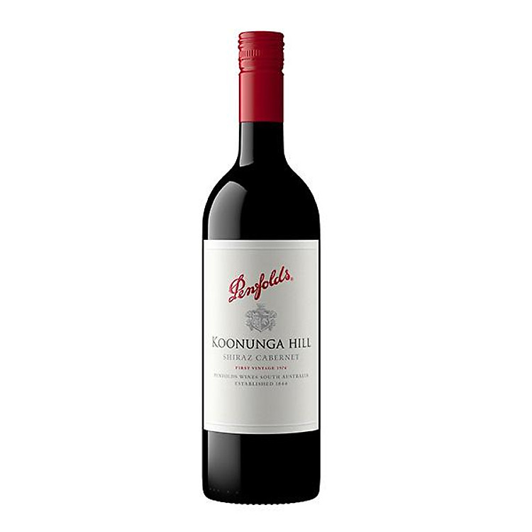Rượu vang đỏ Úc Penfolds Koonunga Shiraz Cabernet 750ml 14,5% - Không hộp