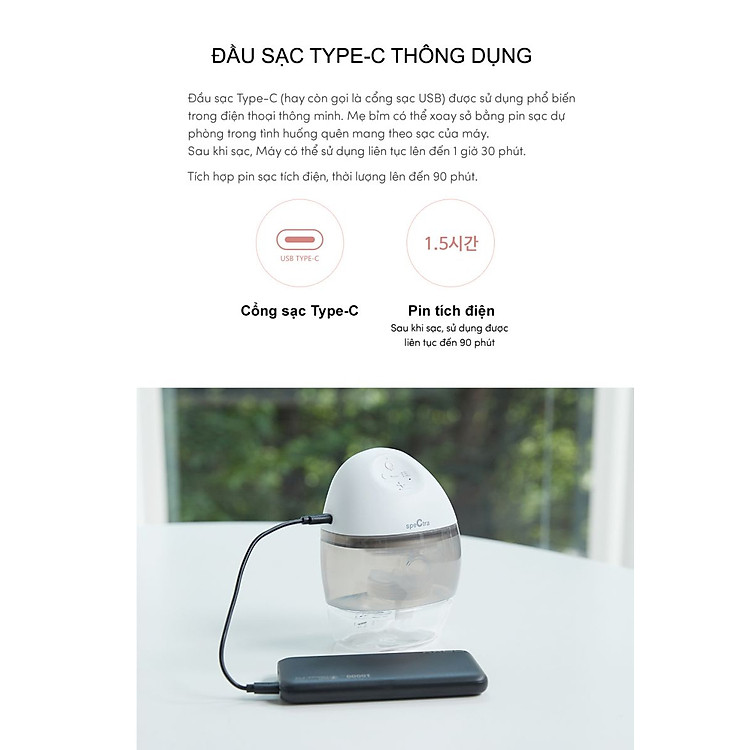 MÁY HÚT SỮA KHÔNG DÂY SPECTRA Giá rẻ - Hình ảnh 4