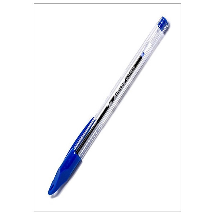 Bộ 5 Bút Bi Thiên Long TL-049 Màu Xanh - Mực Xanh