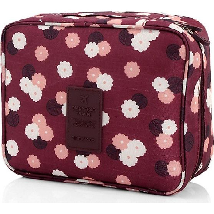 Túi Đựng Mỹ Phẩm Đồ Du Lịch Cá Nhân Chống Nước Hộp Hoa - Màu ngẫu nhiên