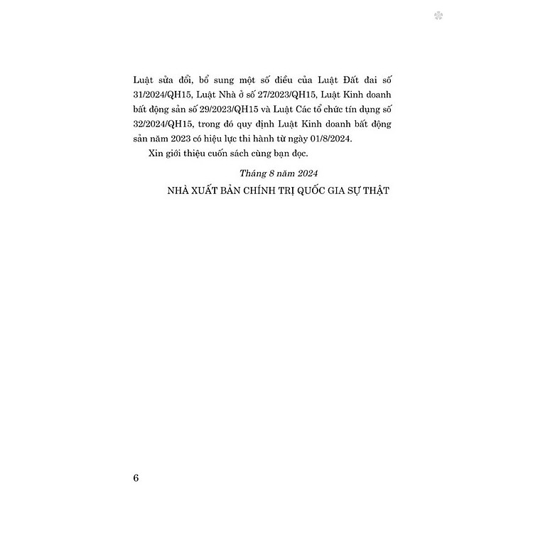 Luật Kinh Doanh Bất Động Sản Năm 2023 (Sửa Đổi, Bổ Sung Năm 2024) - Ảnh 4