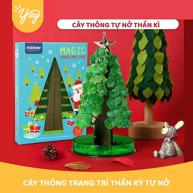 Cây Thông Trang Trí Thần Kỳ Tự Nở cho bé 6+ Mideer