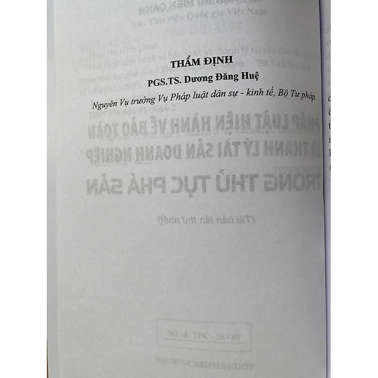 Pháp Luật Hiện Hành Về Bảo Toàn Và Thanh Lý Tài Sản Doanh Nghiệp Trong Thủ Tục Phá Sản - Ảnh 3