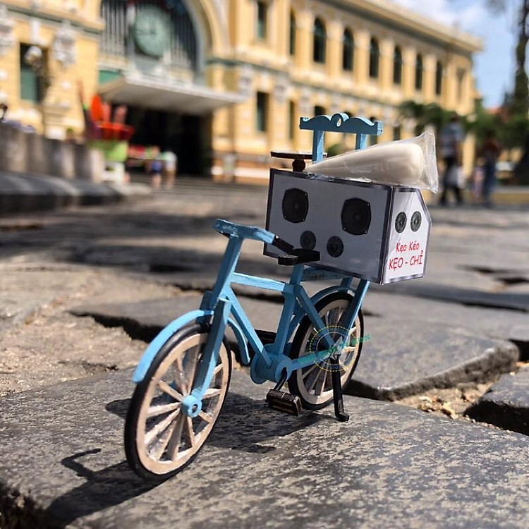 Mô Hình DIY Xe Hàng Rong Sài Gòn Chính hãng Tiết kiệm - Hình ảnh 2