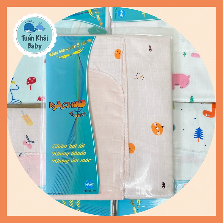 Mua Túi Khăn Tắm Sợi Tre Kachoo Baby Chính hãng Ưu đãi - Hình ảnh 3