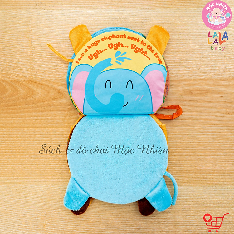 Sách Vải Tương Tác Cho Bé - Lalala Baby Chính hãng Giá rẻ - Hình ảnh 5