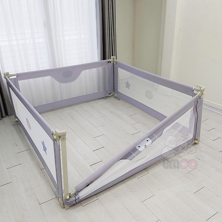 Thanh chắn giường UMOO 1m8 an toàn Chính hãng Giá tốt - Hình ảnh 2