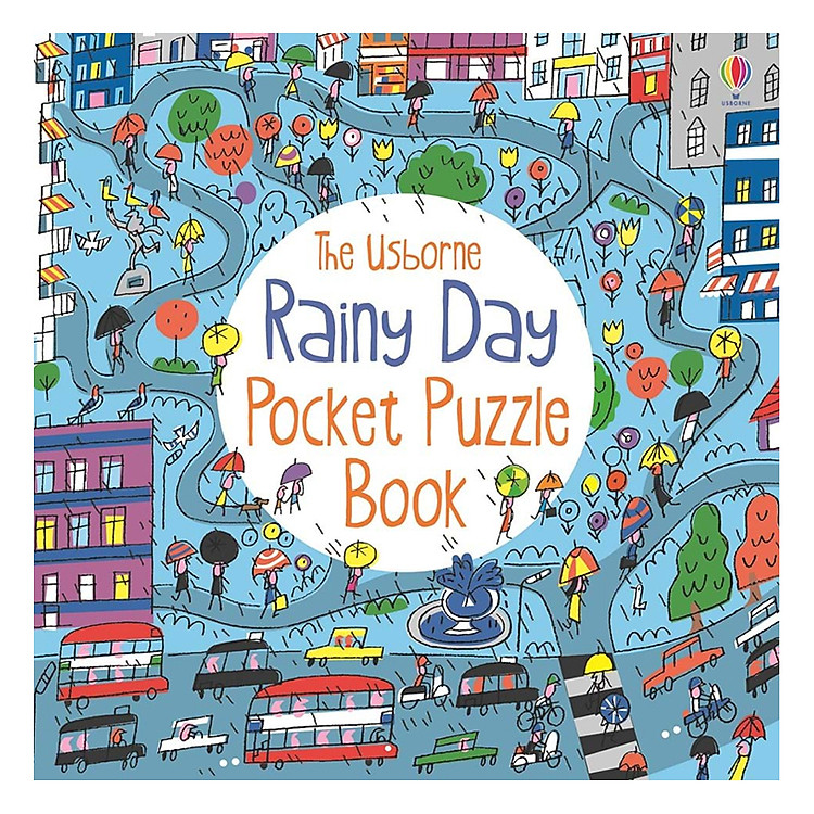 Sách Usborne Rainy Day Pocket Puzzle Book