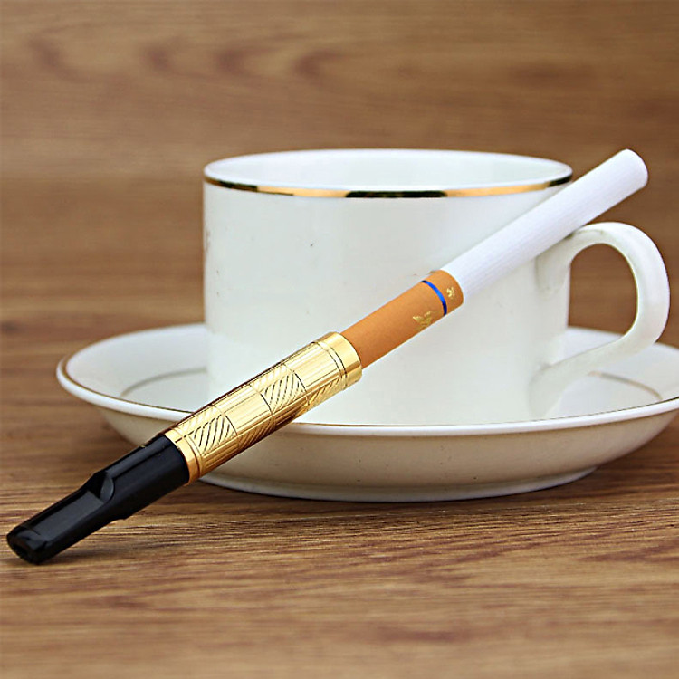 Tẩu Lọc Thuốc Cầm Tay Họa Tiết Hoa Văn ZB-322 - Ảnh 2