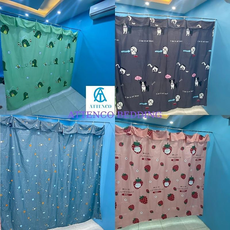 RIDO RÈM CỬA NGĂN PHÒNG CHE NẮNG CÓ MÓC TREO SẴN (INBOX ĐỂ ĐẶT KÍCH THƯỚC THEO YÊU CẦU)