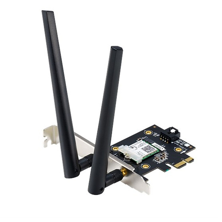 Card Mạng Không Dây Wifi Asus PCE-AX3000 (Tray Không Hộp) WiFi 6 (802.11ax) Băng Tần Kép Bluetooth 5.0 Bảo Mật Mạng WPA3 OFDMA MU-MIMO - Hàng Chính Hãng