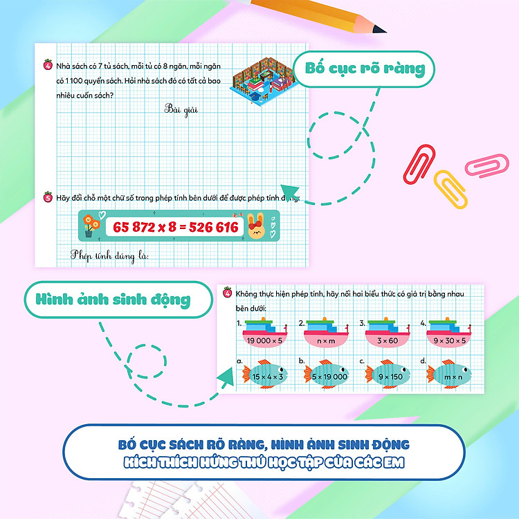 Vở bài tập Toán tăng cường lớp 4 tập 2 - Ảnh 5