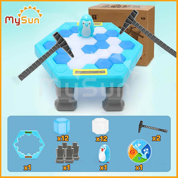 Tìm mua tại Avakids: Đồ chơi đập băng chim cánh cụt MySun - Ngập tràn khuyến mãi