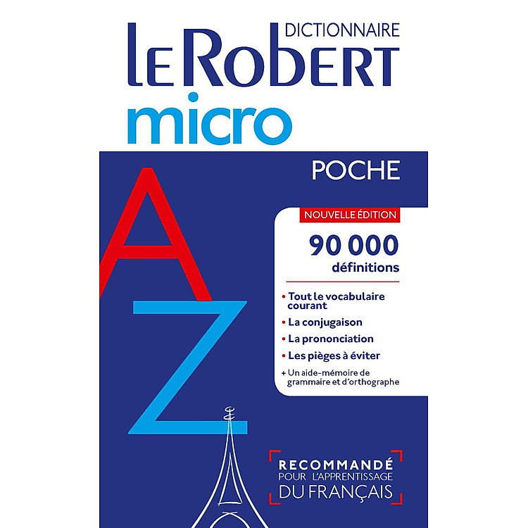 Từ điển tiếng Pháp LE ROBERT MICRO POCHE – NOUVELLE EDITION