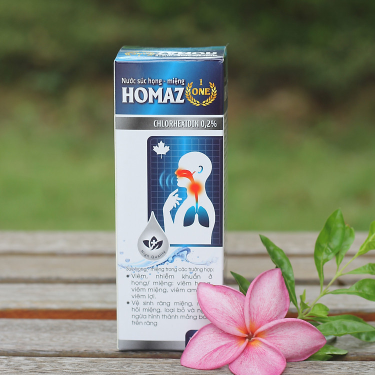Homaz One Nước súc họng miệng - Không lo kháng sinh