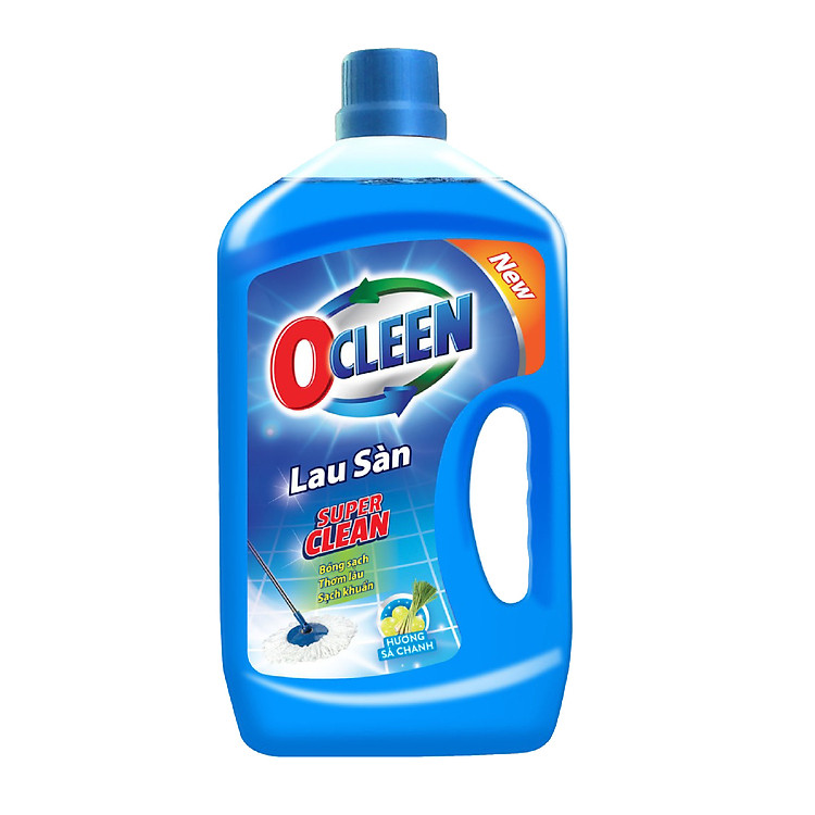 Nước Lau Sàn OCLEEN Hương Sả Chanh (1L)