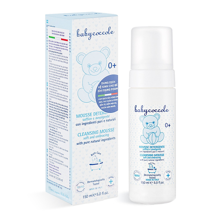 Chọn mua tại Shopee: Dung dịch làm sạch cho bé Babycoccole 150ml mua giá tốt nhất tại Shop Mall