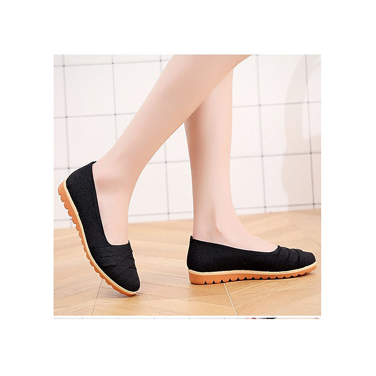 Giày mọi nữ đế bằng 2cm đi bộ cực êm chân 189